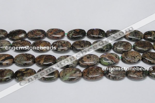 CAF130 15.5 inches 20*30mm oval Africa stone beads wholesale