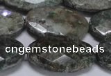 CAF150 15.5 inches 20*30mm faceted oval Africa stone beads