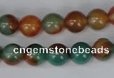 CAG1000 15.5 inches 10mm round rainbow agate beads wholesale