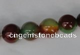 CAG1002 15.5 inches 12mm round rainbow agate beads wholesale