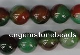 CAG1003 15.5 inches 14mm round rainbow agate beads wholesale