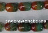 CAG1015 15.5 inches 13*18mm drum rainbow agate beads wholesale