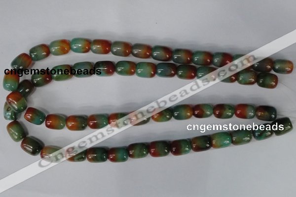 CAG1015 15.5 inches 13*18mm drum rainbow agate beads wholesale