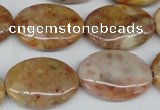 CAG1094 15.5 inches 18*25mm oval Morocco agate beads wholesale