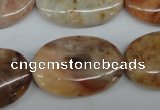 CAG1095 15.5 inches 20*30mm oval Morocco agate beads wholesale