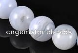 CAG130 12mm round blue lace agate gemstone beads Wholesale