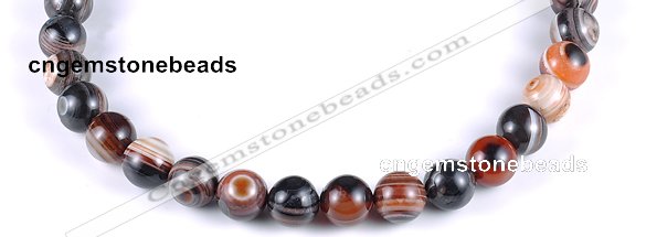 CAG148 13mm smooth round madagascar agate stone beads Wholesale