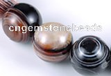 CAG149 20mm smooth round madagascar agate stone beads Wholesale