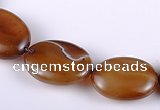 CAG154 15*20mm oval madagascar agate gemstone beads Wholesale