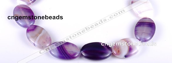 CAG157 20*30mm oval madagascar agate gemstone beads Wholesale