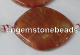 CAG1586 15.5 inches 28*38mm marquise fire crackle agate beads