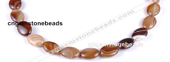 CAG161 13*18mm oval madagascar agate gemstone beads Wholesale