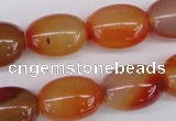 CAG1647 15.5 inches 15*20mm rice red agate gemstone beads