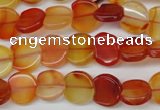 CAG1651 15.5 inches 11*12mm heart red agate gemstone beads