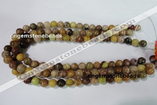 CAG1703 15.5 inches 10mm round rainbow agate beads wholesale