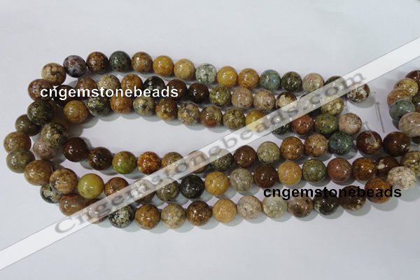 CAG1704 15.5 inches 12mm round rainbow agate beads wholesale