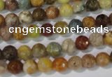 CAG1711 15.5 inches 6mm faceted round rainbow agate beads