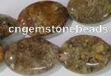 CAG1737 15.5 inches 18*25mm oval rainbow agate beads wholesale