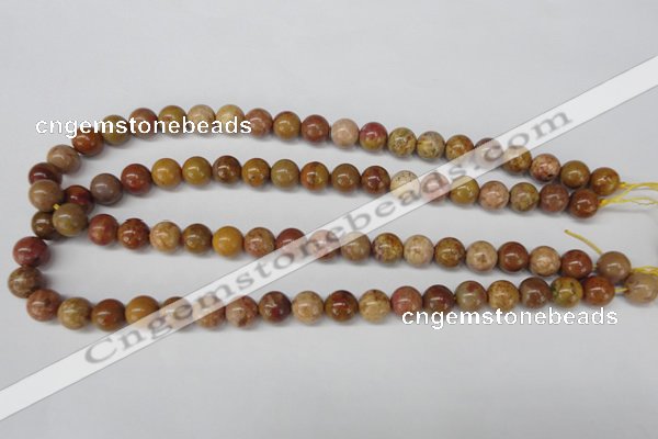 CAG1744 15.5 inches 10mm round golden agate beads wholesale