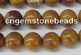 CAG1745 15.5 inches 12mm round golden agate beads wholesale