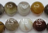 CAG1826 15.5 inches 16mm round Chinese botswana agate beads