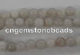 CAG1895 15.5 inches 6mm round grey agate beads wholesale