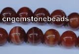 CAG2323 15.5 inches 10mmround red line agate beads wholesale