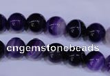 CAG2332 15.5 inches 8mm round violet line agate beads wholesale