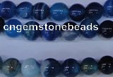 CAG2342 15.5 inches 8mm round blue line agate beads wholesale