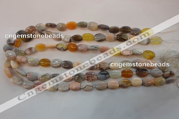 CAG2358 15.5 inches 10*14mm oval African botswana agate beads