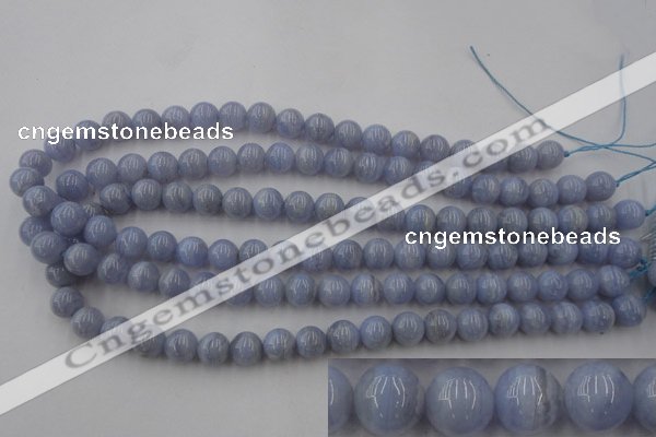 CAG2368 15.5 inches 10mm round blue lace agate beads wholesale