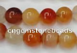 CAG2375 15.5 inches 12mm round red agate beads wholesale