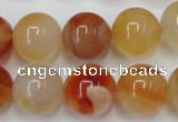 CAG2377 15.5 inches 16mm round red agate beads wholesale