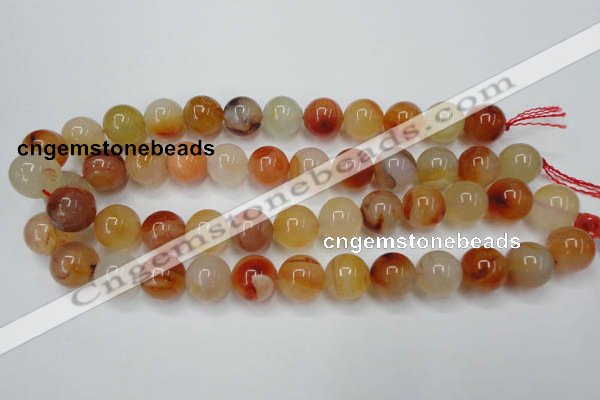 CAG2377 15.5 inches 16mm round red agate beads wholesale