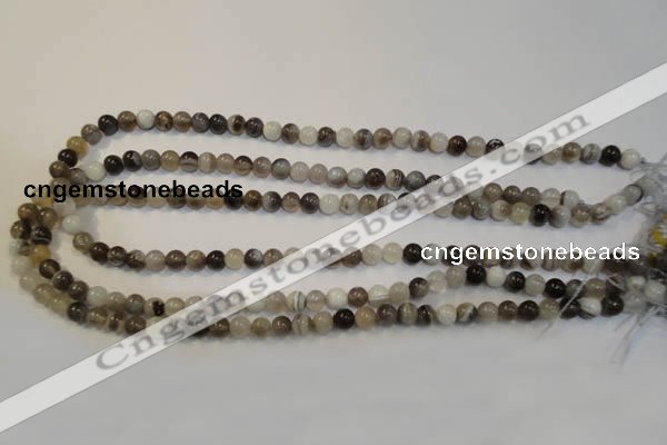 CAG2411 15.5 inches 6mm round Chinese botswana agate beads