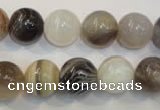 CAG2414 15.5 inches 12mm round Chinese botswana agate beads