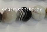 CAG2426 15.5 inches 16mm faceted round Chinese botswana agate beads