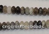 CAG2430 15.5 inches 5*8mm rondelle Chinese botswana agate beads