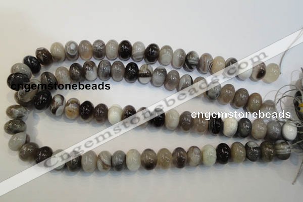 CAG2432 15.5 inches 10*14mm rondelle Chinese botswana agate beads