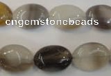 CAG2444 15.5 inches 13*18mm oval Chinese botswana agate beads