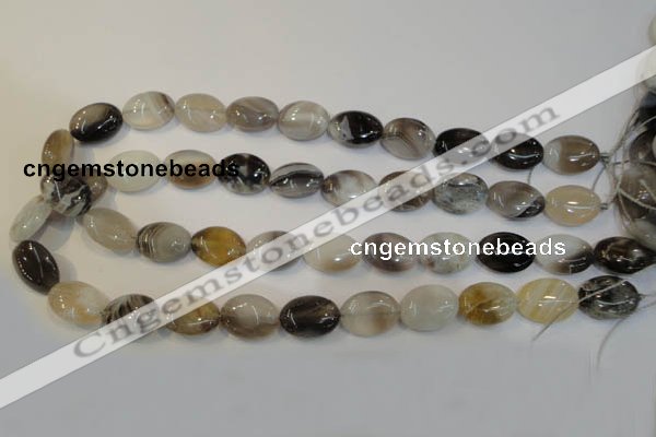 CAG2444 15.5 inches 13*18mm oval Chinese botswana agate beads