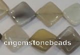 CAG2458 15.5 inches 16*16mm diamond Chinese botswana agate beads