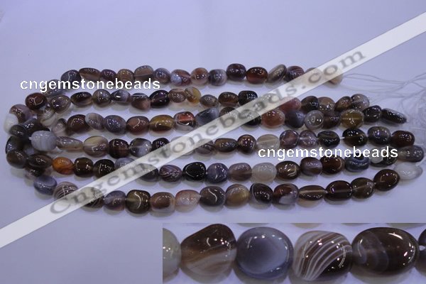 CAG2771 15.5 inches 8*12mm nuggets botswana agate beads wholesale