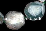 CAG329 rough agate nugget shape  gemstone beads Wholesale