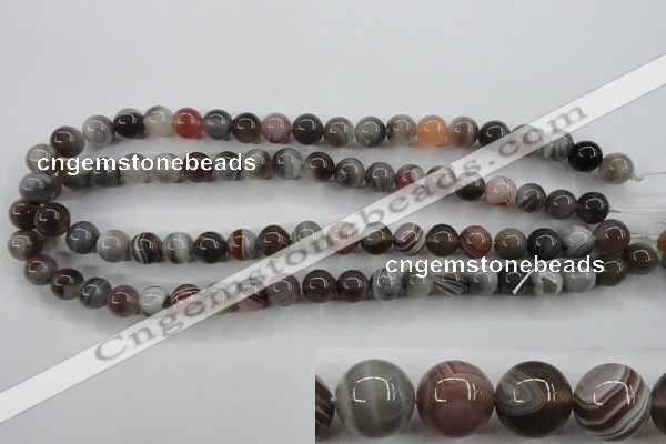 CAG3683 15.5 inches 10mm round botswana agate beads wholesale