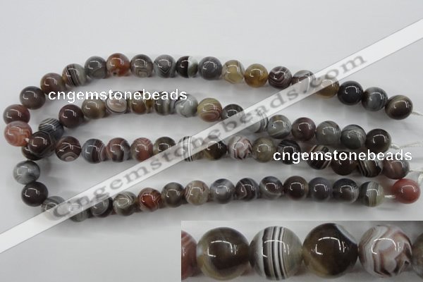 CAG3684 15.5 inches 12mm round botswana agate beads wholesale