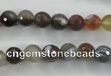 CAG3692 15.5 inches 8mm faceted round botswana agate beads wholesale