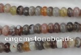 CAG3701 15.5 inches 4*6mm rondelle botswana agate beads wholesale