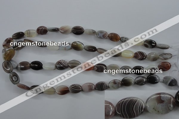 CAG3721 15.5 inches 10*14mm oval botswana agate beads wholesale