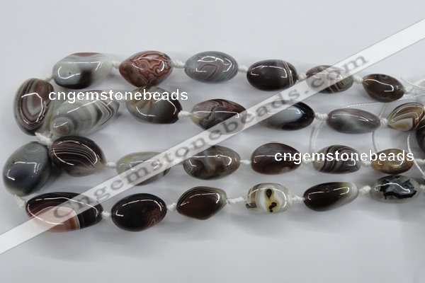 CAG3728 15.5 inches 14*20mm – 20*35mm nuggets botswana agate beads